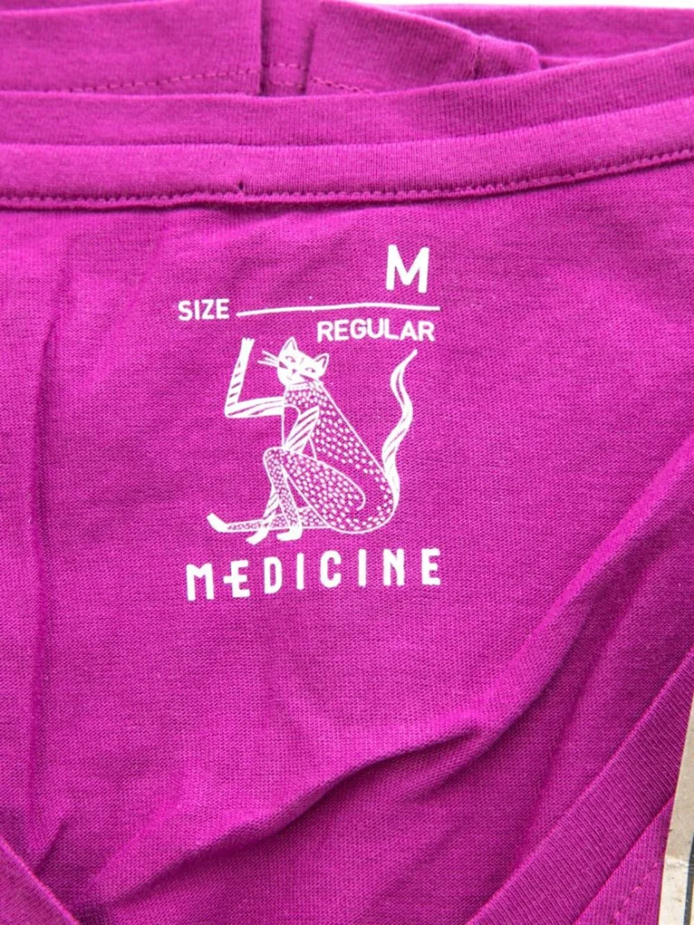 Koszulka damska różowa z krótkim rękawem MEDICINE rozmiar M